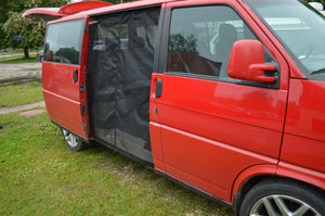 The Best Mosquito Net Solution for VW Campervans: T3 & T4 Magnetic Mesh Screensv - Vanagon Maniac