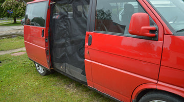 The Best Mosquito Net Solution for VW Campervans: T3 & T4 Magnetic Mesh Screensv - Vanagon Maniac