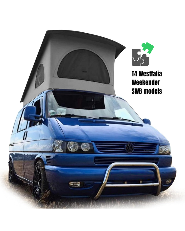VW T4 EuroVan Weekender Pop-Top Roof Canvas SWB| 3-window, Weather-resistant Replacement Canvas