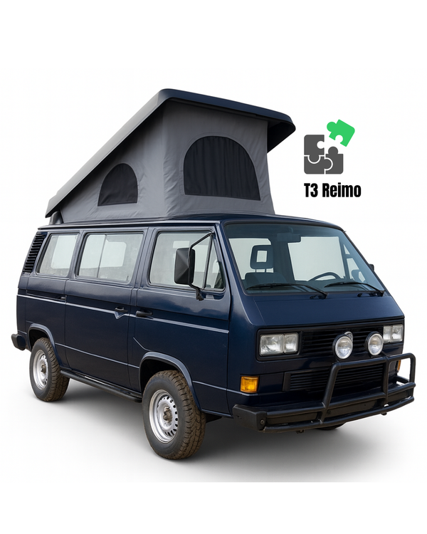 VW T3 REIMO Pop-Top ROOF Replacement CANVAS with 3-Windows