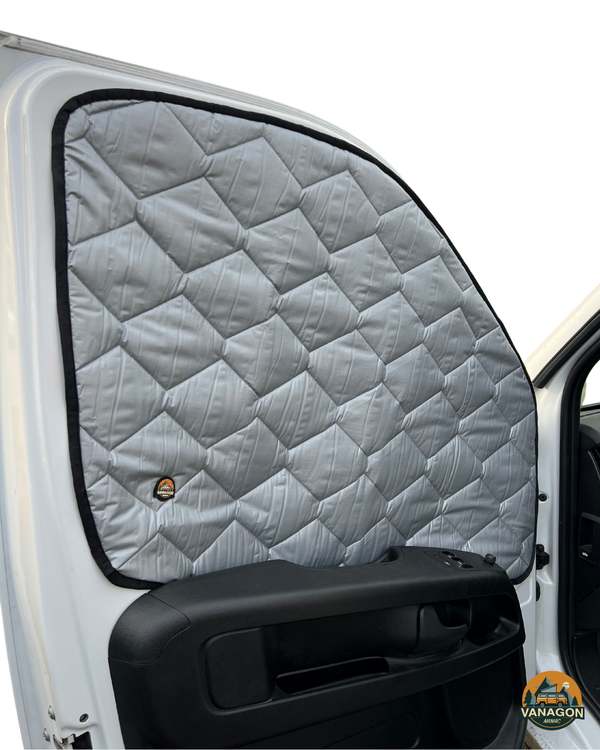 Thermal Blinds Set Compatible with Fiat Ducato, RAM ProMaster, BOXER 2022-2026 - Side Windows & Windshield - Vanagon Maniac