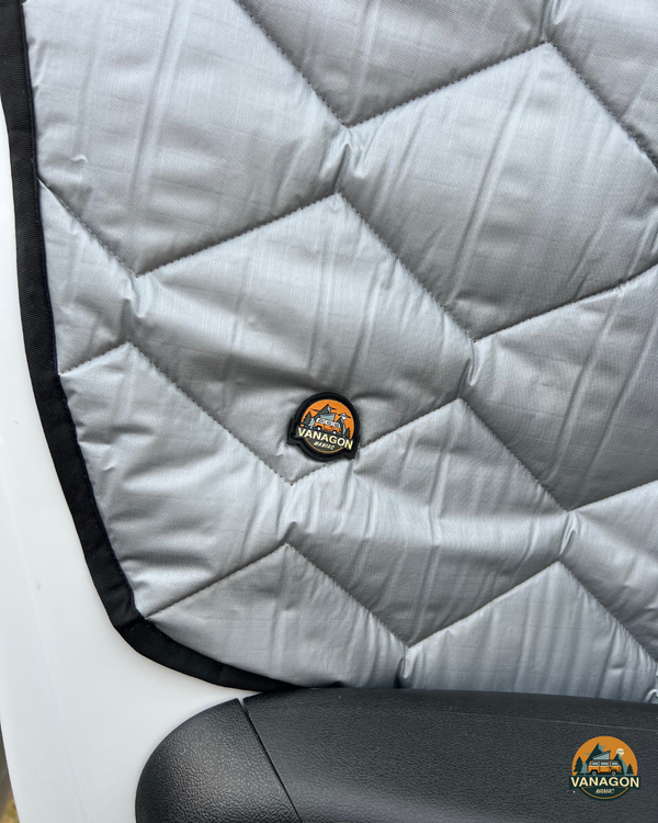 Thermal Blinds Set Compatible with Fiat Ducato, RAM ProMaster, BOXER 2022-2026 - Side Windows & Windshield - Vanagon Maniac
