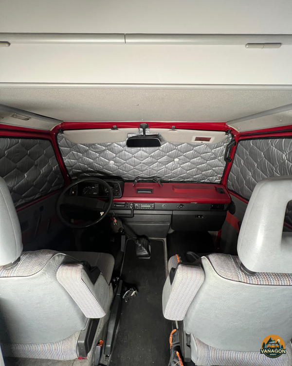 VW T3 Full Interior 8-Panel Insulation Set | Complete 9-Layer Thermal Blinds Kit by VanagonManiac