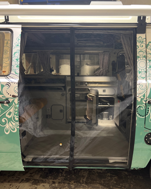 Magnetic Bug Screen for VW T3 Westfalia Sliding Door BLACK