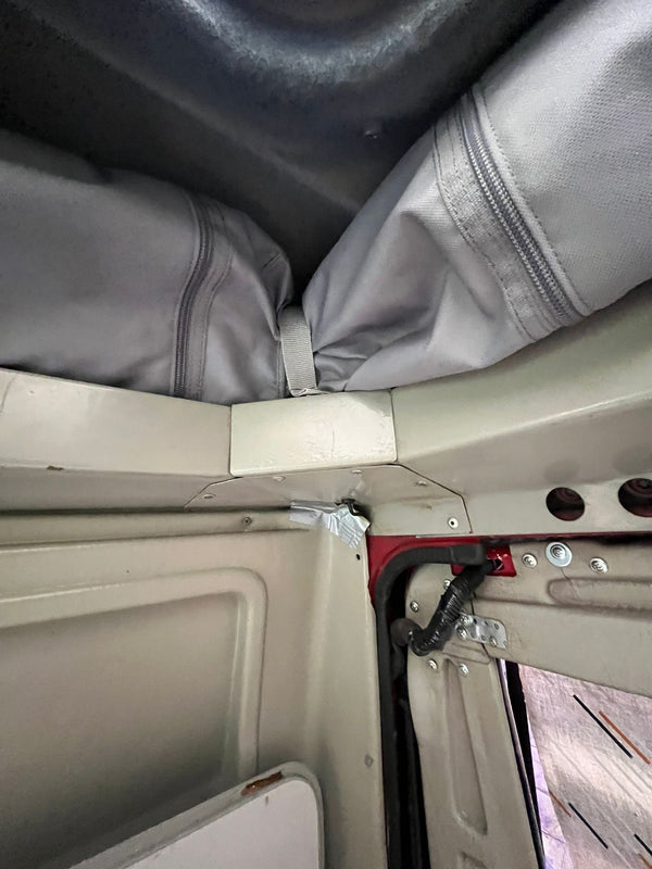 Ford Nugget 2nd Gen Pop-Top Roof Tent Canvas (1992–2000 Transit Mk4/Mk5) | 3-window Replacement Campervan Roof Canvas