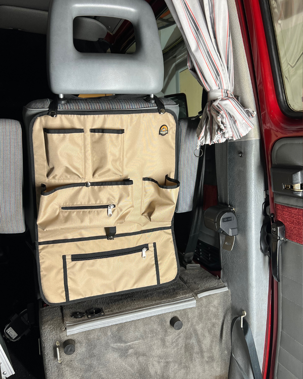 VW T3 / T25 Rear Seat Organizer (Universal Fit) | Multi-Pocket Campervan Storage