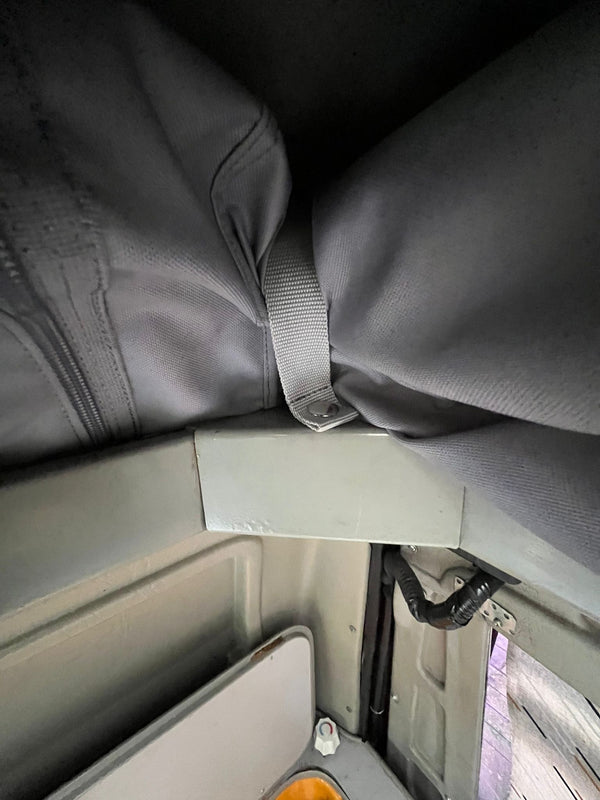 Ford Nugget 2nd Gen Pop-Top Roof Tent Canvas (1992–2000 Transit Mk4/Mk5) | 3-window Replacement Campervan Roof Canvas