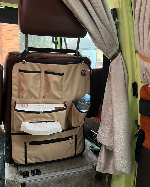 VW T3 / T25 Rear Seat Organizer (Universal Fit) | Multi-Pocket Campervan Storage