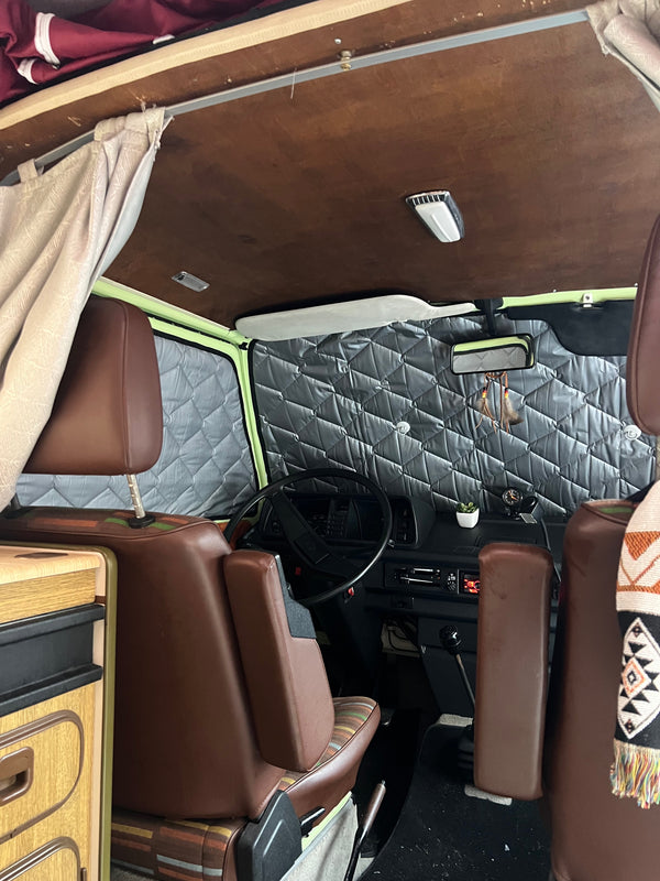 Insulation Set for VW T3 Cockpit - Side Windows & Windshield