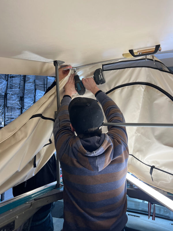 VW T4 California 3-window Pop-Top Roof Replacement Canvas SWB