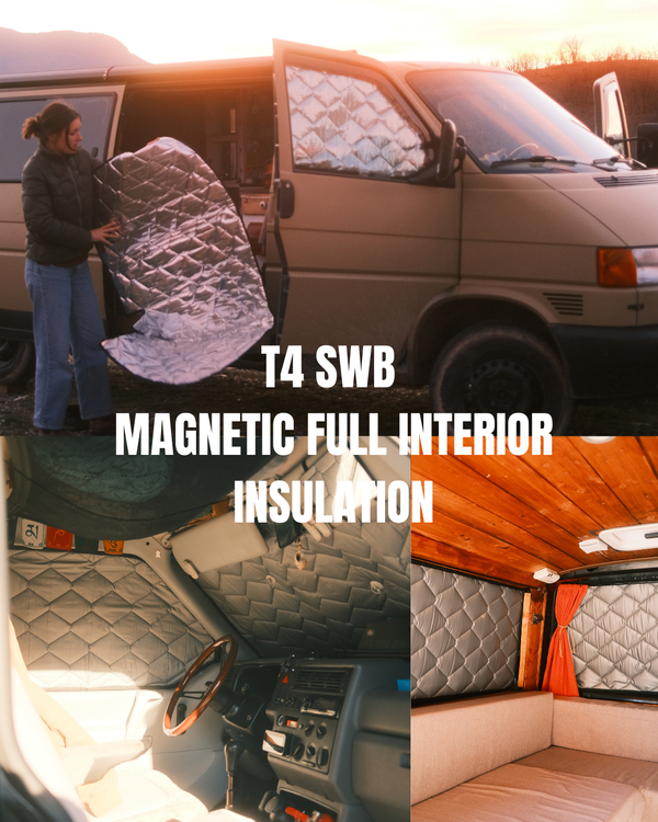 VW T4 (SWB) Full Interior 8-Panel Thermal Insulation Kit (Complete Camper Set)