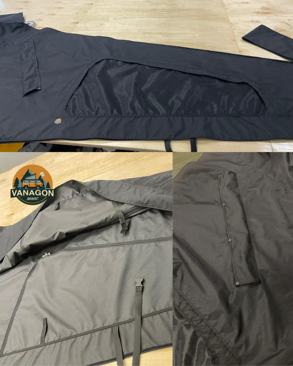 Ford Nugget 2nd-Gen Pop-Top Roof Canvas (1991/92-1999) | 3-window Replacement Roof Tent