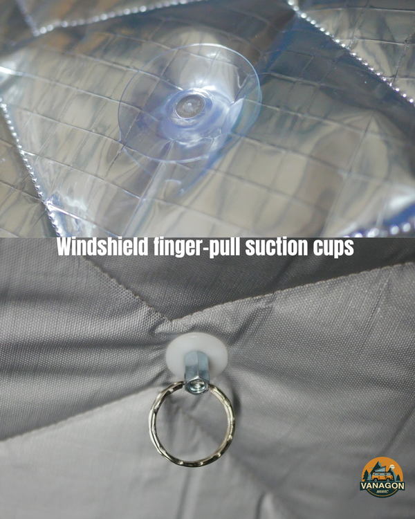 Thermal Blinds Set Compatible with Fiat Ducato, RAM ProMaster, BOXER 2022-2026 - Side Windows & Windshield - Vanagon Maniac