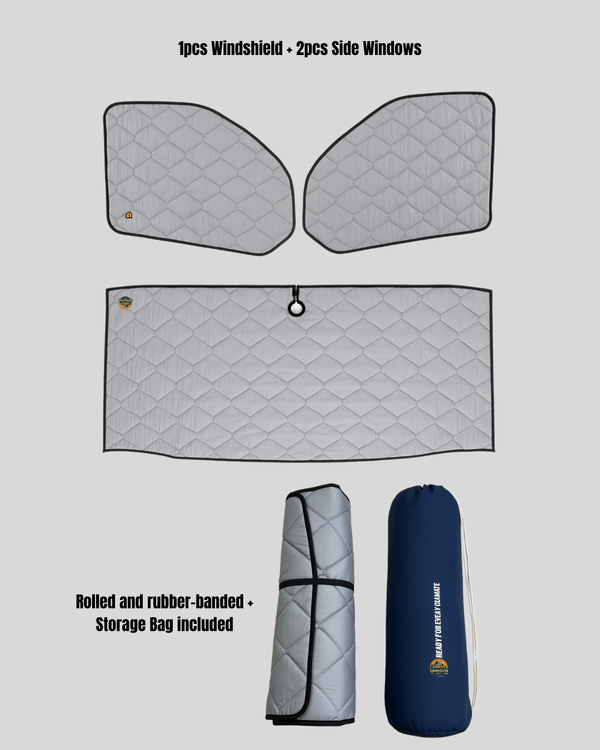 Insulation Set for VW T4 Cockpit - Side Windows & Windshield - Vanagon Maniac