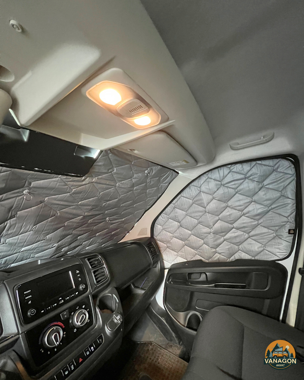 fiat ducato interior thermal blinds with magnetic attachment