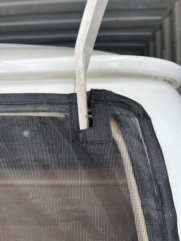 Magnetic Bug Screen for VW T2 Westfalia Sliding Door + Rear in BLACK