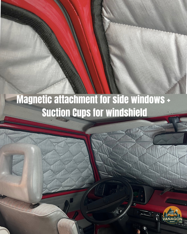 magnetic attachment vw t3 window insulation