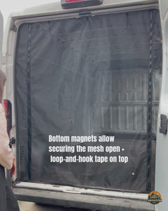 rear access insect screen for fiat ducato promaster