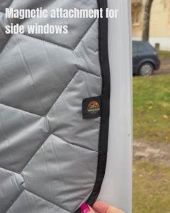 magnetic attachment for side windows
