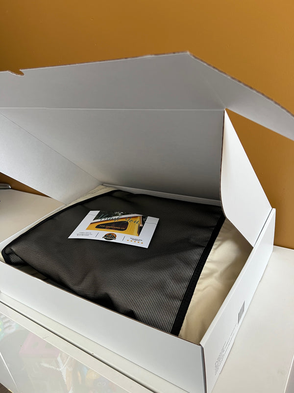 Packaged canvas ready for shipping – Eurovan Winnebago pop top tent
