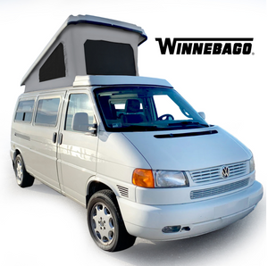 VW T4 pop top canvas replacement installed on Eurovan Winnebago Full Camper 