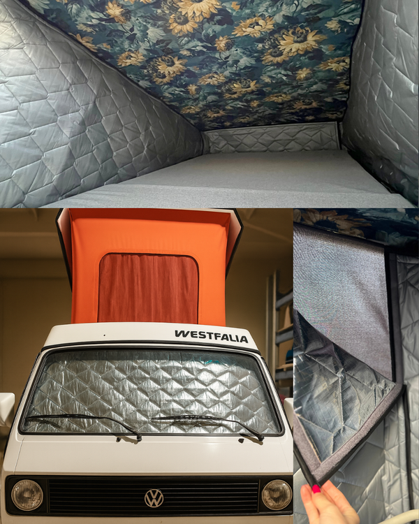 t3 insulation roof top with velcro attachment